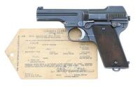 Steyr-Pieper Model 1908/34 Semi-Auto Pistol with Police Markings