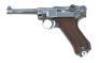 German P.08 Luger byf-Coded Pistol by Mauser