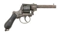 Belgian Double Action Pinfire Revolver
