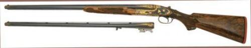 Exquisite Custom Pachmayr Winchester Model 21 Shotgun Two Barrel Set Presented To Margie Peterson