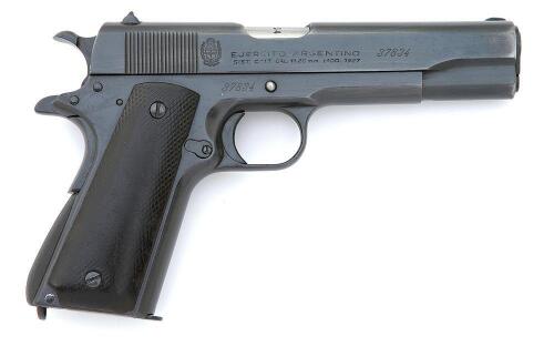 Argentine Model 1927 Sistema Colt Semi-Auto Pistol by D.G.F.M. (F.M.A.P.)