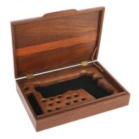 Contemporary Walnut Presentation Pistol Case