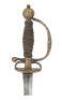 European Chiseled Steel Hilt Small Sword - 2