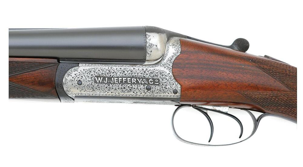 Jeffery Box Lock Fine W. J. Jeffery & Co. Boxlock Double Ejector Rifle
