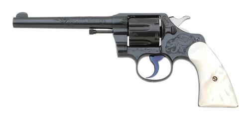 Rare Colt Factory Engraved Army Special Double Action Revolver