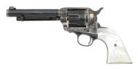 Beautiful Alvin A. White Engraved Colt Single Action Army Revolver