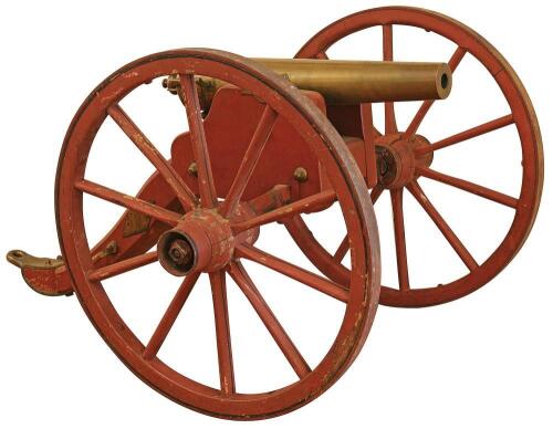Exceptional Strong Firearms Co Signal Cannon with Original Field Carriage and Limber