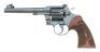 Custom Colt Officer’S Model Target Heavy Barrel Revolver