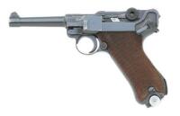 German P.08 Luger Mauser Banner Police Contract Pistol