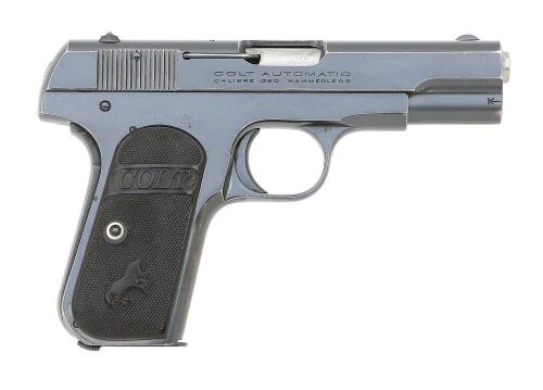 Colt Model 1908 Pocket Hammerless Semi-Auto Pistol