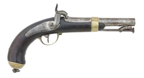 French Navy Model 1837 Percussion Pistol by Chatellerault