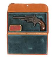 Whitneyville Armory No. 1 Single Action Pocket Revolver Cased with Vintage Lady’s Ensemble