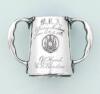 1892 M.R.A. Spring Meeting Two-Handled Silver Trophy Mug