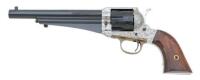 Engraved EMF Remington Model 1875 Army Outlaw Single Action Revolver by A. Uberti