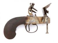 Unmarked Pistol-Style Flintlock Tinder Lighter