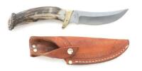 Stag Handle Knife by Jacobs Custom