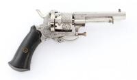 Belgian Double Action Pinfire Pocket Revolver