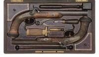 Handsome Pair of Lepage Presentation Target Pistols