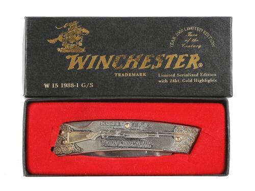 Winchester W15 1987-1 G/S Limited Serialized Edition Lockback Knife