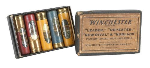 Rare Winchester Salesman’s Sample Box Of Factory “Windowshells”