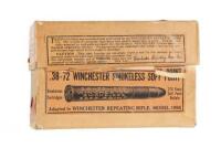 Collectible Box Of Winchester 38-72 Ammunition