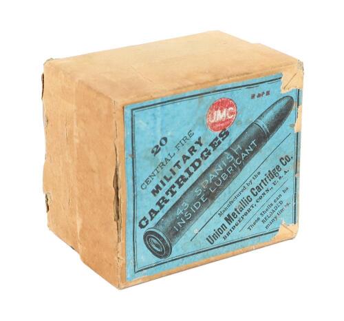 Collectible Box of U.M.C. 43 Spanish Military Cartridges