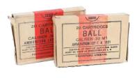 Collectible Boxes Of .30 M1 Ammunition