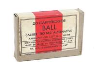 Collectible Box Of .30 M2 Ammunition