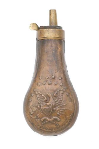 Unmarked Eagle Pattern Pistol Flask