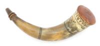 Carved Powder Horn