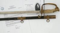 Early 20th Century Naval Presentation Sword Presented to E.G. Blakeslee