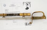 Early 20th Century Naval Presentation Sword Belonging to V. F. Blakeslee