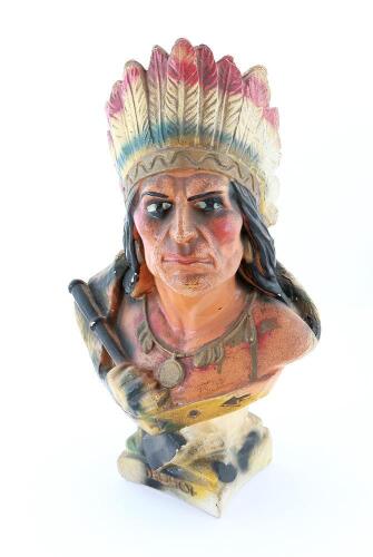 Chalkware Cigar Store Indian