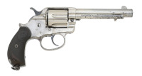 Colt Model 1878 Frontier Six Shooter Etched Panel Double Action Revolver