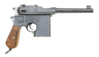 Chinese Shansei Broomhandle Semi-Auto Pistol