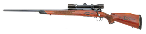 Early Weatherby Custom FN Mauser Left-Hand Bolt Action Rifle With Wheel Bolt Release