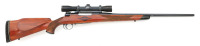 Early Weatherby Custom FN Mauser Left-Hand Bolt Action Rifle With Wheel Bolt Release - 2