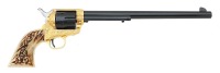Beautiful Custom Engraved Colt Second Generation Single Action Army Buntline Special Revolver