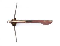 Germanic Light Crossbow With Engraved Bone Inlay