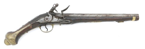 Unmarked European Flintlock Holster Pistol