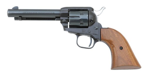 Colt Single Action Army 22 Frontier Scout Revolver With Scarce Walnut Grips