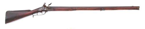 Unmarked European Fullstock Flintlock Musket Or Fowler