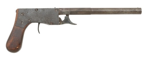 Unmarked Underhammer Percussion Single Shot Pistol