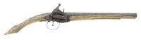 Balkan Rattail Flintlock Miquelet Pistol