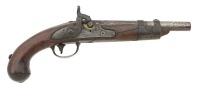 U.S. Model 1816 Percussion-Converted Pistol by North