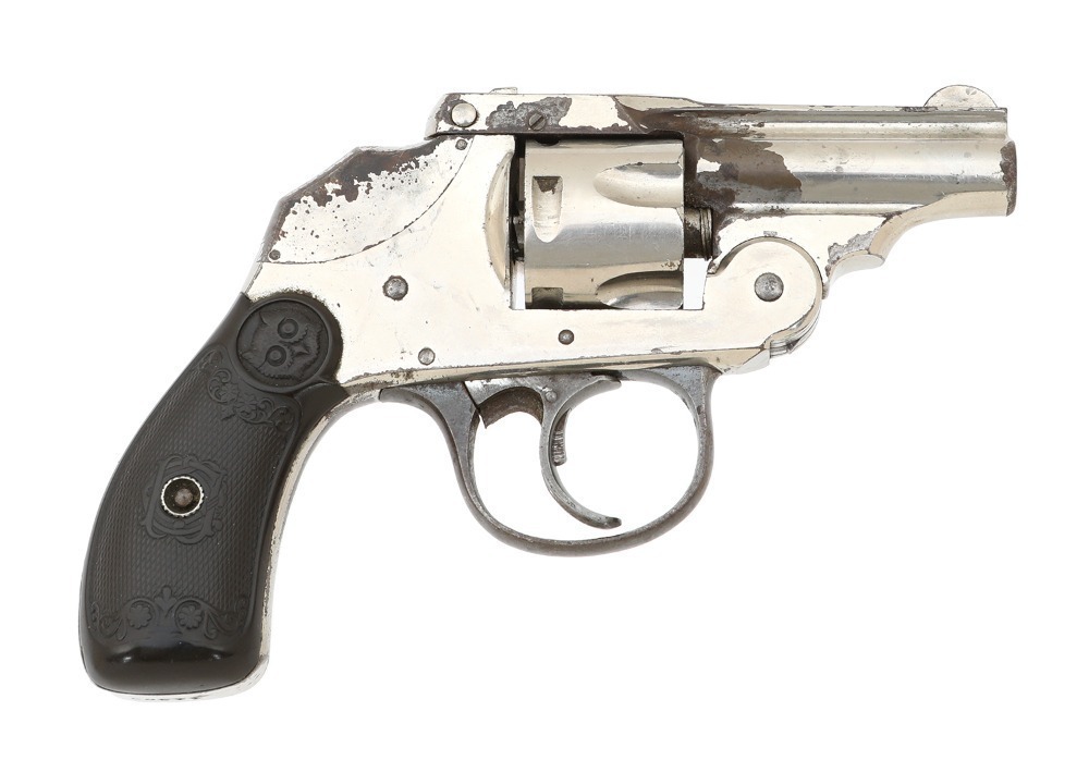 Atomatic Rovolver Iver Johnson First Model Safety Automatic Hammerless Revolver
