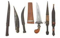 Six Antique Persian Knives