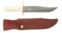 Bear & Sons Damascus Bowie