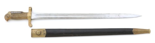 U.S. Model 1870 Rolling Block Rifle Bayonet By Ames