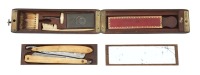 Antique Ivory Handle Shaving Kit Purportedly Belonging to French Major-General Paul Henri Mallet-Prevost